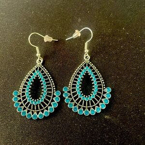 Blue earrings